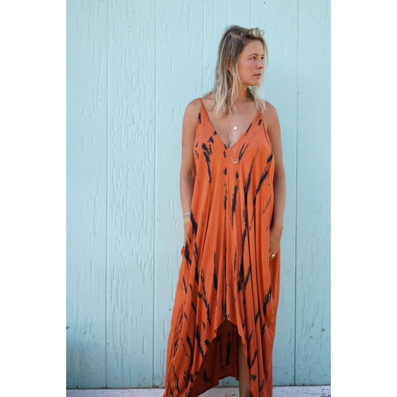 Beach Cover-up Dress with Pockets!